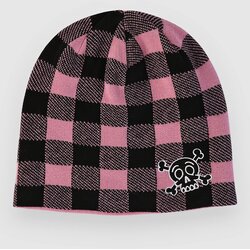 Sheisty Buffalo Plaid Reversible Skully Kapa pink Cene