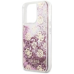 Telempire Maska za telefon Guess Hc Liquid Glitter Peony za iPhone 13 Pro 6.1 roze Cene