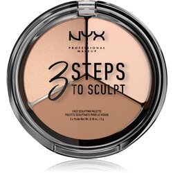 NYX Professional Makeup 3 Steps To Sculpt paleta za konturiranje nijansa 01 Fair 15 g Cijene