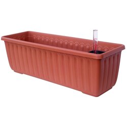 Plastia Smeđa samonavodnjavajuća posuda, dužina 100 cm Siesta - Cene