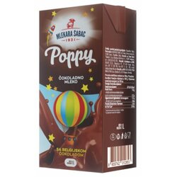 MLEKARA SABAC mleko čokoladno sa belg. čok.i kakaom poppy 1L Cene