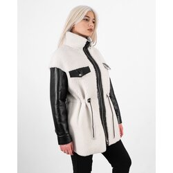 La Force Fashion Braca Premium ženski monton A-91 - Crna, bela Cene