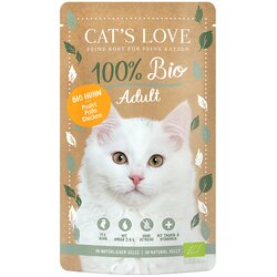 Cat's Love Bio 6 x 100 g - Bio-piščanec Cene