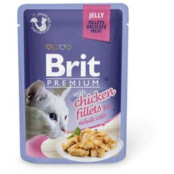 Brit Premium Cat Delicate Fillets u želeu s piletinom, vrećica 85 g Cene