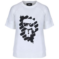 Karl Lagerfeld Ikonik Graffiti muški duks kratkih rukava 211W1825-100 Cene