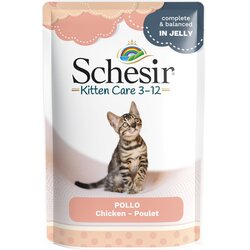 Schesir v želeju vrečke za mačke 6 x 85 g - Kitten piščanec Cene