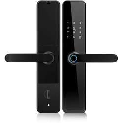 Smart Nest Pametna brava sa otiskom prsta i šifrom, Bluetooth, Crna Cene