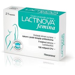 Hexanova Lactinova Femina, 21 kapsula Cene