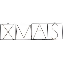 LUCA LIGHTING Božična stenska svetilka črna XMAS vklj. LED s časovnikom IP44 - Yoro Cene