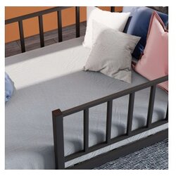 Hanah home babi bedstead montessori black 90x190 Cene