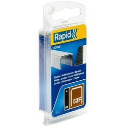 Rapid Pritrdilna sponka 53F/14 (Globina spenjanja: 14 mm, Jeklo, 648 kos, Širina: 1,3 mm) Cene