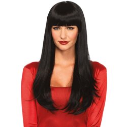 Leg Avenue Bangin Long Straight Wig A2733 Black Cene