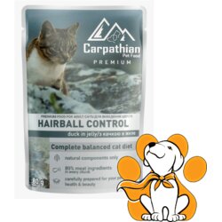 Carpathian Pet Food Cat Hairball Duck 80g, Protiv Stvaranja Dlakavih Kuglica Cene
