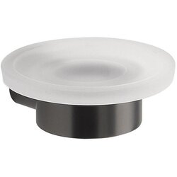 Gedy zidni držač sapuna pirenei mlečno staklo/metalno siva Cene