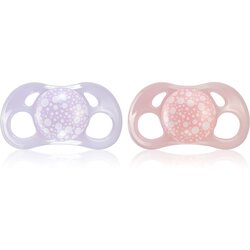 Twistshake Orthodontic 6m+ duda Pink+Purple 2 kos Cene
