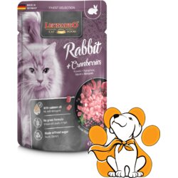 Leonardo Finest Selection Cat Rabbit+Cranberries 85g, Vlažna Hrana Sa Zečetinom Cene