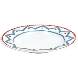 Tognana set dubokih tanjira brooklin, 22 cm, 6 komada, plavo-beli Cene