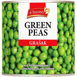 E BUONO zeleni grašak 270 g Cijene