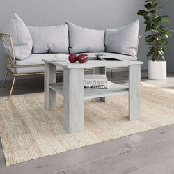  Stolić za kavu siva boja betona 60 x 60 x 42 cm od iverice Cijene