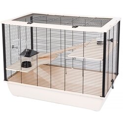 INTER-ZOO Hugo Wood beige - cage for rodents - 78 x 48 x 58cm Cene