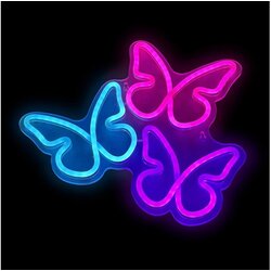 2Kids Toys LED neonska zidna dekoracija LED/5W/USB leptiri Cene