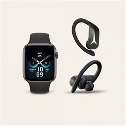 Ksix komplet active, brezžične športne slušalke SportBuds2 z urbano 3 pametno uro, črna barva., (21206273) Cene