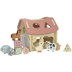 Tooky Toy Igračka drvena kučica sa oblicima za umetanje TJ133N Cene
