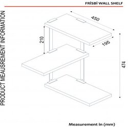 Woody Fashion Polica Frisbi Cene