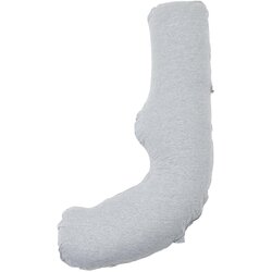 Momcozy jastuk za trudnice j-shape jersey light grey Cene