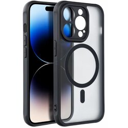 Full Matte Mag Cover maska kompatibilna s MagSafe za iPhone 13 crna Cene