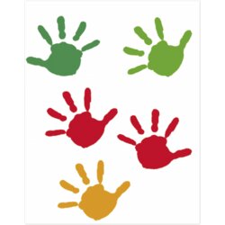DAIBER 1x25 Hands 13x18 Portrait folders for children Cene