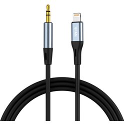 VIPFAN Kabel L05 Lightning na mini jack 3,5mm AUX, 1m (siv), (20627694) Cene