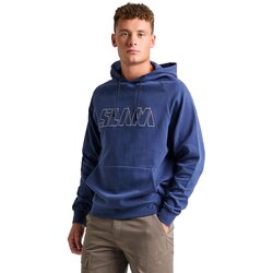 Slam Flis Logo Hoodie Modra Cene