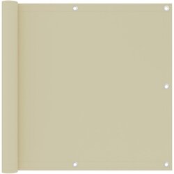 vidaXL balkonski zastor krem 90 x 500 cm od tkanine Oxford Cijene