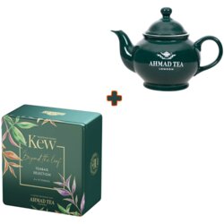 Ahmad Tea čajnik zeleni, 445 ml + Čaj Kew Selection, 4x10 kesica Cene