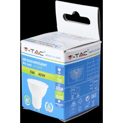 V-tac LED 5W GU10 320LM 2700K VTAC 110°, (617186) Cene