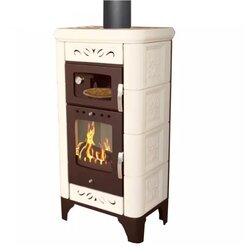 DOMOFIRE kamin bologna II 6 kw barva kosti Cene