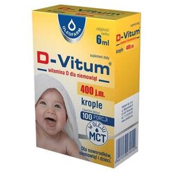 Oleofarm Vitamin D3 za dojenčke v kapljicah (6 ml) Cene