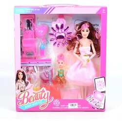 Magic Toys Beauty Komplet modne lutke z lutko, oblekami in dodatki 29cm Cene