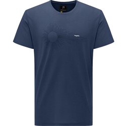 Haglöfs Men's T-shirt Trad Print Blue Cene