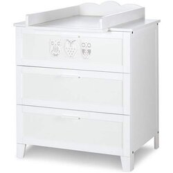 Klups Komoda za bebu Marsell White Cene