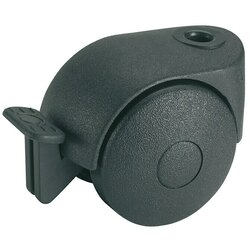 DÖRNER&HELMER Dvojno kolo (Premer kolesc: 40 mm, Nosilnost izdelka: 20 kg, Navadni ležaj, Z zadnjo luknjo in zavoro, Premer hrbtne odprtine: 8 mm) Cene