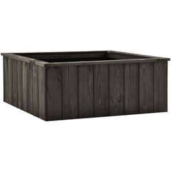 vidaXL Visoka greda temno siva 74x77x30 cm trdna borovina, (20693209) Cene