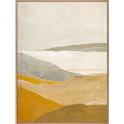 Malerifabrikken Ročno naslikana slika 90x120 cm Yellow Field – Cene