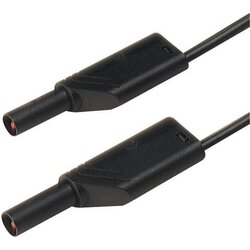 SKS Hirschmann 4 mm safety test lead\, 2x stackable plugs\, 1 mm²\, 200 cm, (20423154) Cene
