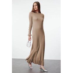 Trendyol Modest Ženska haljina Tctaw25Eb00016, Bež Cene