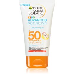Garnier Ambre Solaire Sensitive Advanced zaštitno dječje mlijeko za sunčanje SPF 50 150 ml Cijene