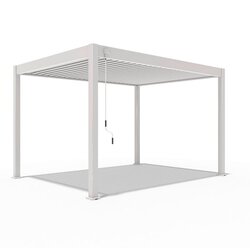 Gardenson Pergola Superior, Biserna Barva, 3x4m Cene