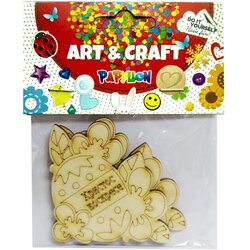 Papyllon ART & CRAFT Uskršnje dekorativno drveno jaje sa natpisom 2/1 bež Cene