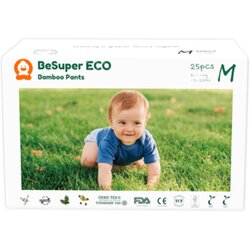 BeSuper_ECO_Bamboo BeSuper ECO Bamboo Pelene-Gaćice M (6-11 kg) 100 kom Cene